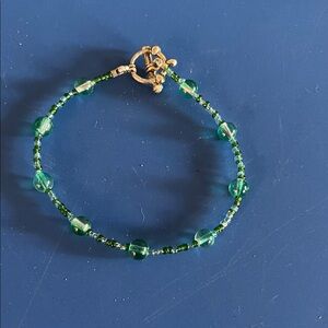 Green small Beaded Bracelet